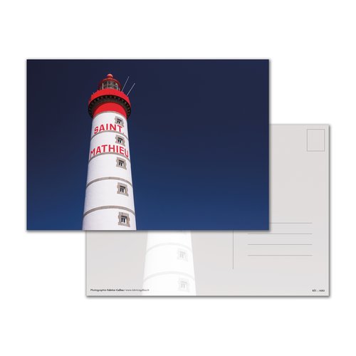 Carte postale a5 - le phare saint-mathieu