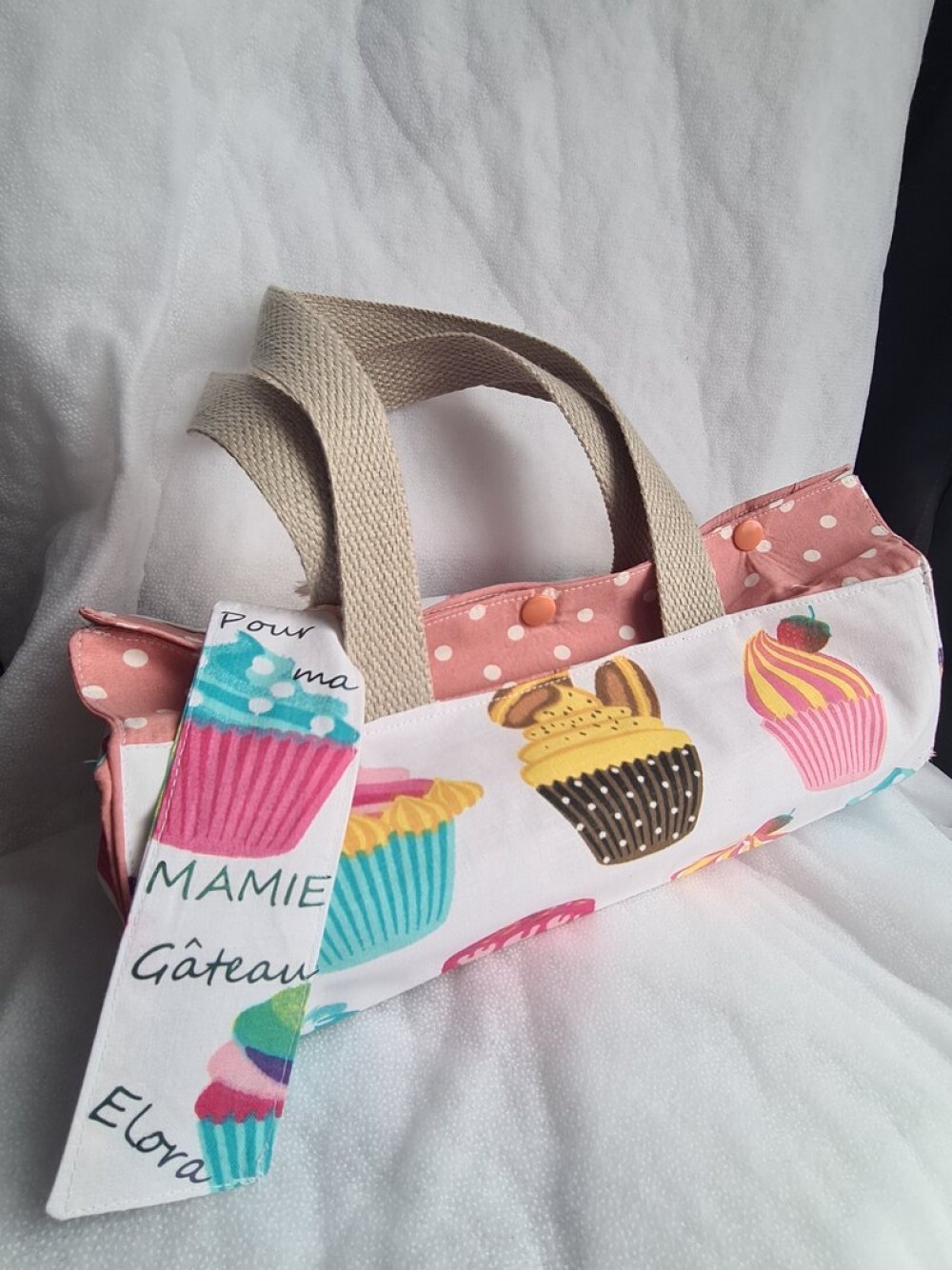 Sac cadeaux pour les anniversaire - Réutilisable - Modèle gâteau – Maman  couture
