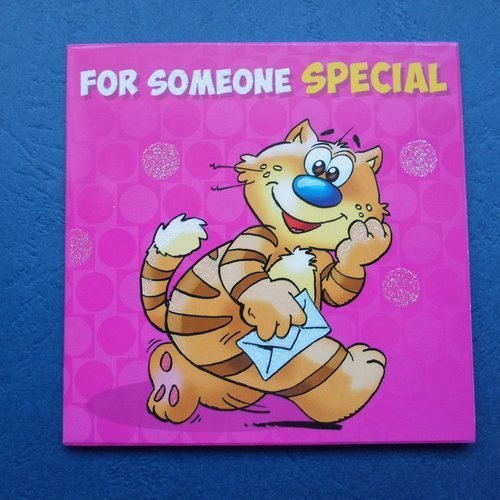 Carte  mini de voeux humoristique "for someone special"