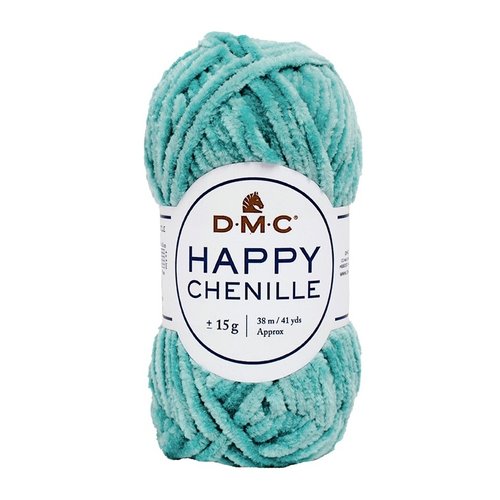 Happy chenille turquoise col.30