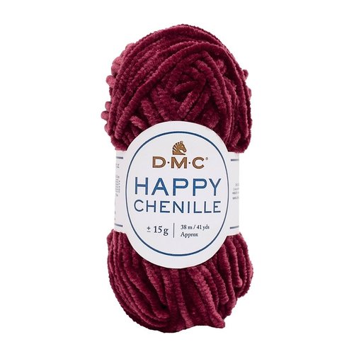 Happy chenille bordeaux col.31