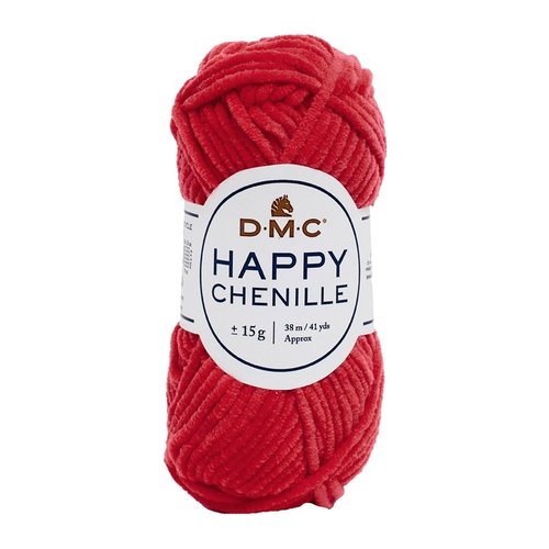 Happy chenille rouge col.34