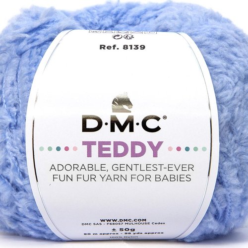 Laine teddy dmc bleu clair