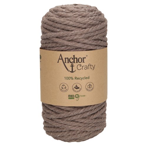 Fil macrame anchor 100% recycle coloris cannelle