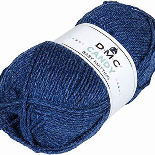 Candy baby knitting dmc coloris bleu jean