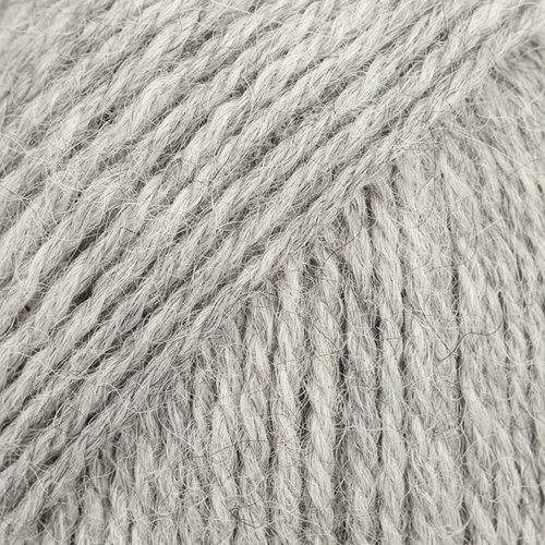 Pelote a tricoter alpaca mix drops coloris gris clair