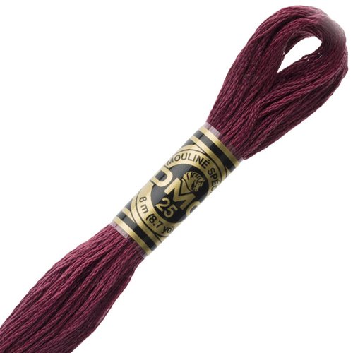 Fil a broder mouline special dmc 3802 aubergine