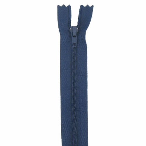 Fermeture pantalon 18cm coloris bleu marine