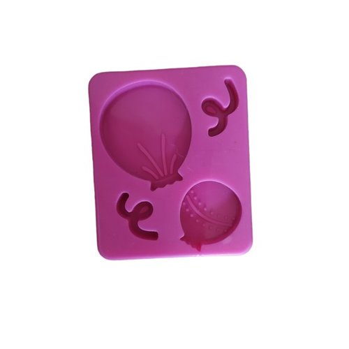 Moule ballons fete silicone rose