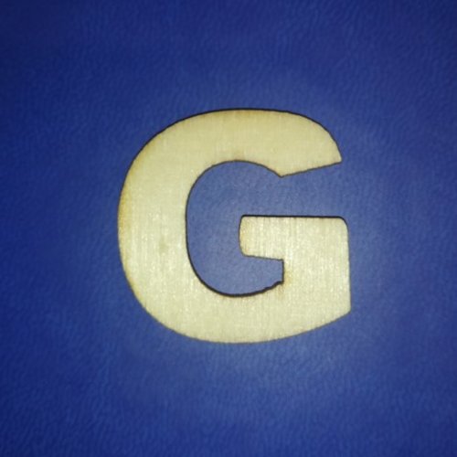 Lettre "g" en bois a decorer alphabet