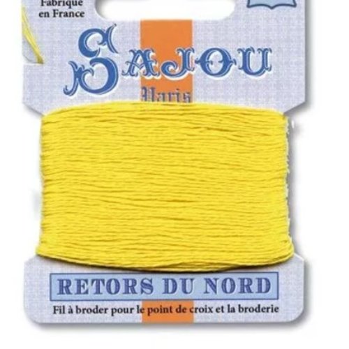 Fil broderie retors du nord 2039 soleil