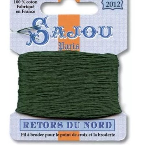 Fil broderie retors du nord 2012 bouteille