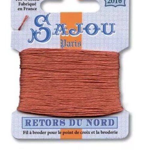 Fil broderie retors du nord 2016 fauvette