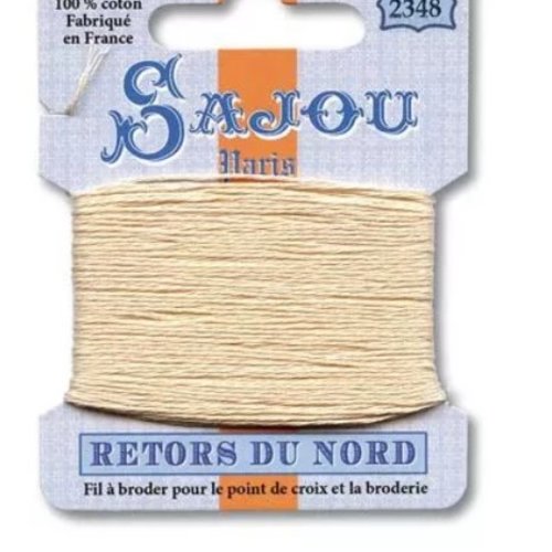 Fil broderie retors du nord 2348 charme