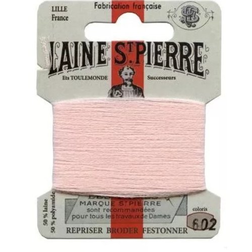 Laine saint pierre pour broder et repriser coloris 602 layette