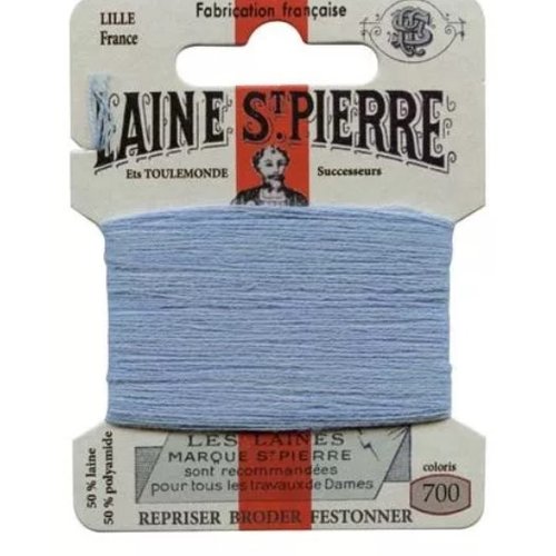 Laine saint pierre pour broder et repriser coloris 700 nattier