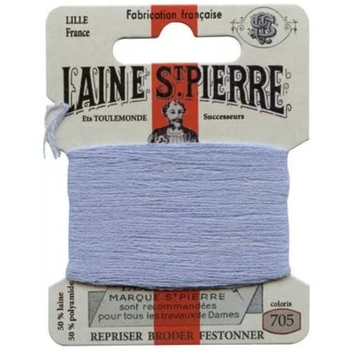 Laine saint pierre pour broder et repriser coloris 705 gobelin