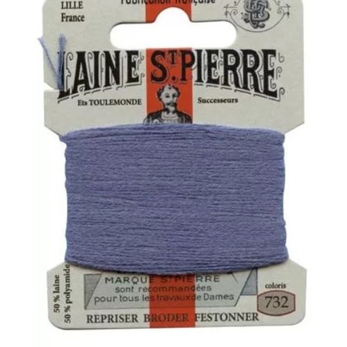 Laine saint pierre pour broder et repriser coloris 732 gitane