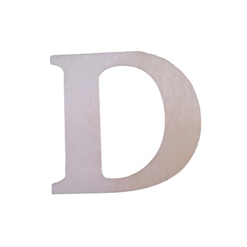 Lettre "d" en bois a decorer alphabet