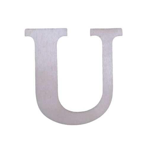 Lettre "u" en bois a decorer alphabet