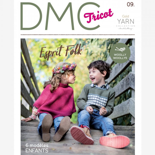 Catalogue tricot dmc esprit folk / 6 modeles enfant