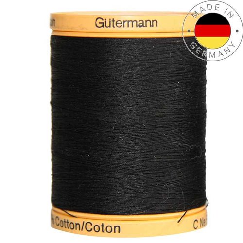Fil a coudre 100% coton / 800 metres gutermann coloris noir