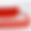 Croquet serpentine 8mm coloris rouge