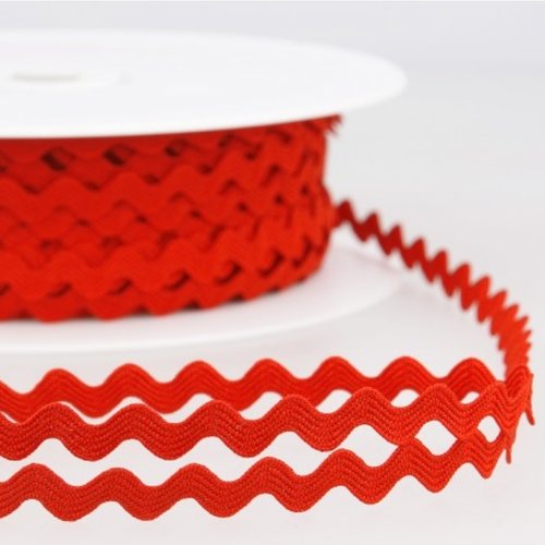 Croquet serpentine 8mm coloris rouge