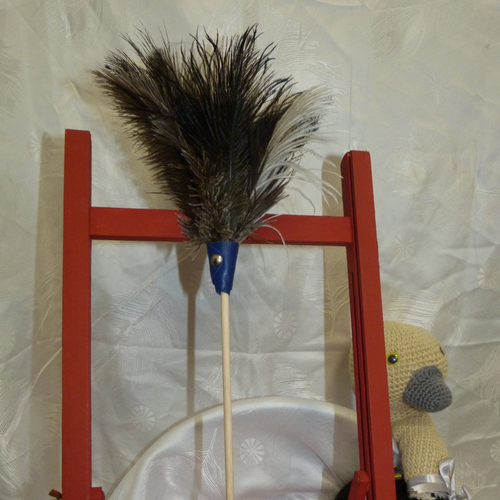 Plumeau en plumes d'autruches collection petit