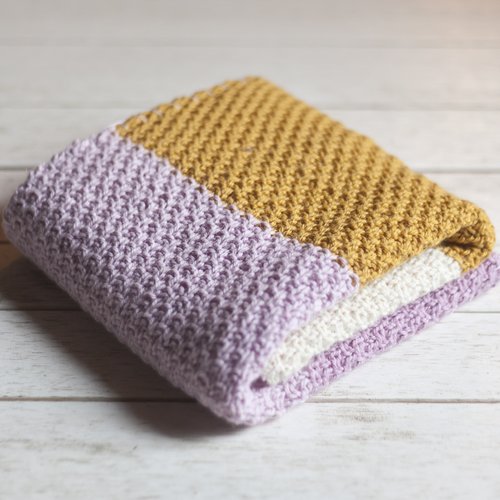 Couverture Bebe Au Tricot Un Grand Marche