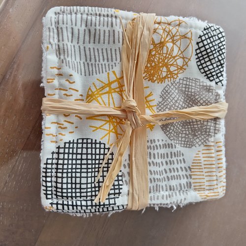 Lot de lingettes lavables