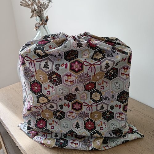 Sac cadeau de noël