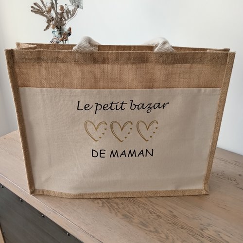 Cabas en toile de jute