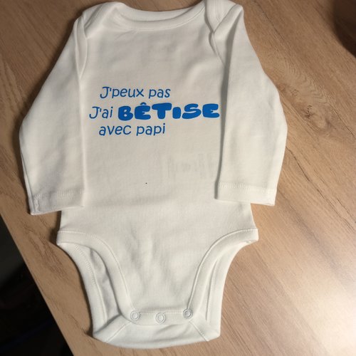 J'peux pas j'ai bêtise avec papi