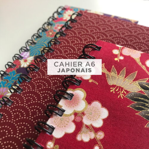 Cahier a6 - japonais - 10x15cm