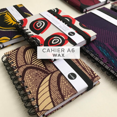 Cahier a6 - wax - 10x15cm