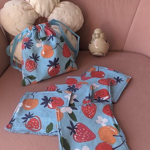 Lingettes démaquillantes lavables