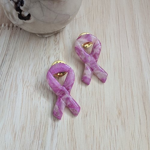 Pin's ruban d’espoir – octobre rose