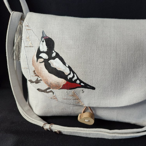 Sac, besace en lin poétique
