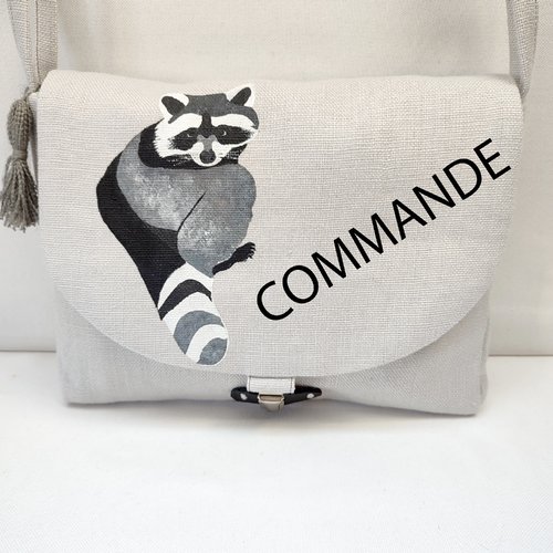 Sac, besace en lin poétique