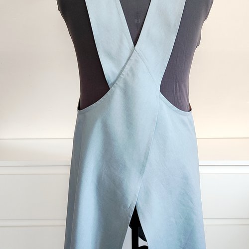 Robe tablier en lin