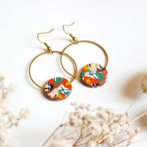 Boucles d'oreilles à fleurs - 630