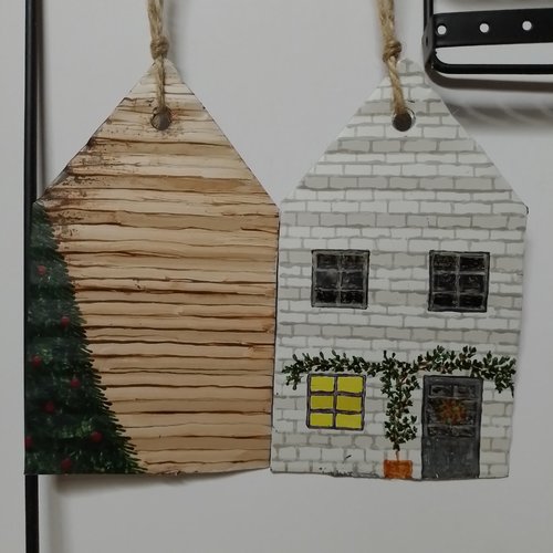 Plaques déco en duo