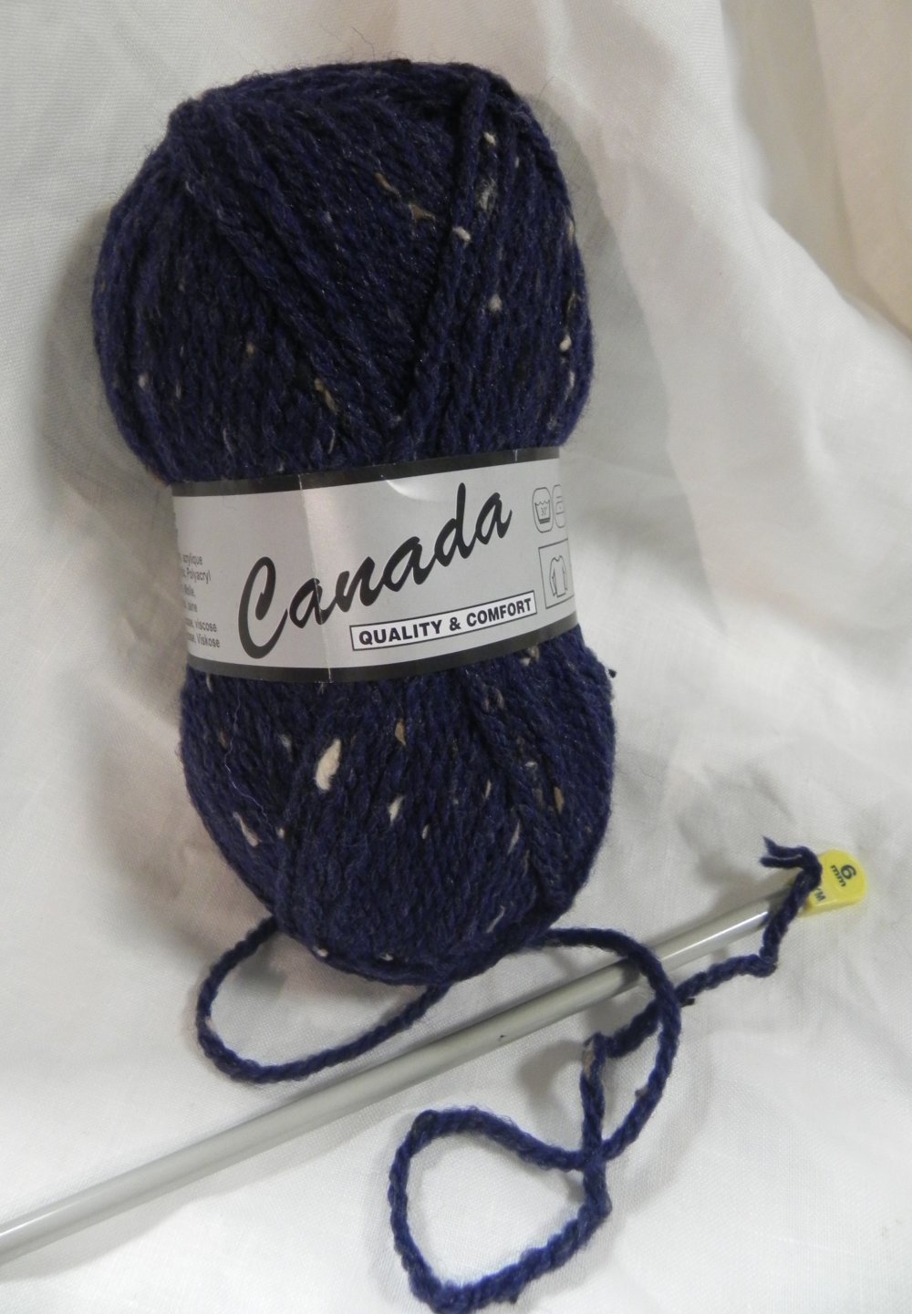 Layette Plus - Bleu marine 505 - Plassard - Pelote de fil à tricoter