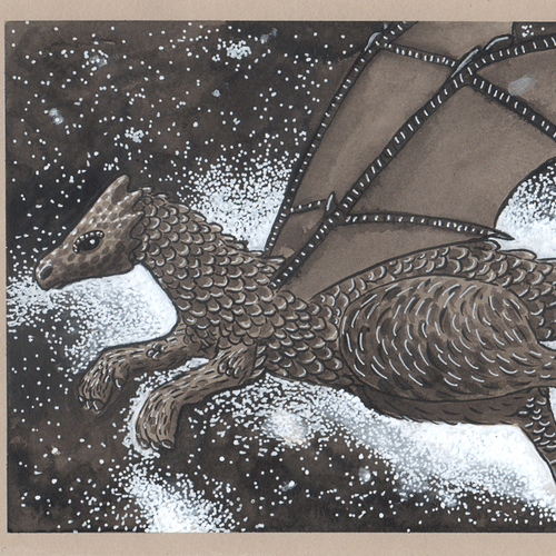 "dragon" impression illustration a5