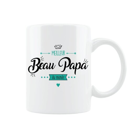 Mug personnalisé pour Papa, Cadeau personnalisé pour Beau Père