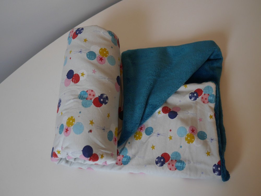 Couverture Bebe Jersey Imprime Doudou Et Sa Mini Bouillotte Au Riz Un Grand Marche