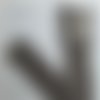 Fermeture eclair gris 134 , reversible et séparable spirale 6 mm , longue de 40 , 45 , 50 , 55 , 60 , 65 , 70 , 75 , 80 , 85 cm