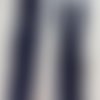 Fermeture à grosse glissiere bleu marine no 8 , longue de 40 , 45 , 50 , 55 , 60 , 65 , 70 , 75 , 80 , 85 cm