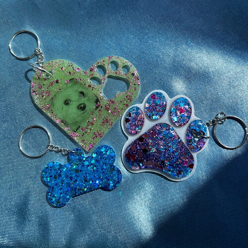 Porte-clés personalisable - souvenir de chien